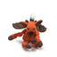 HuggleHounds Woodlands Durable Plush Corduroy Knottie Moose Squeaky Dog Toy - Talis Us