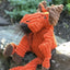 HuggleHounds Woodlands Durable Plush Corduroy Knottie Moose Squeaky Dog Toy - Talis Us