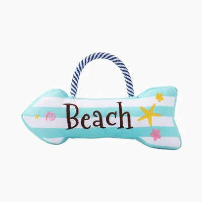 Hugsmart Pet Beach Daze Beach Sign Dog Rope Toy - Talis Us