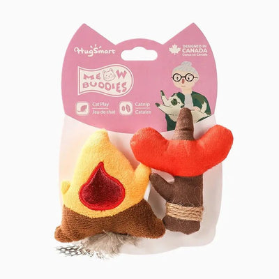 Hugsmart Pet Camping Claws Campfire Sausage Cat Toys - Talis Us