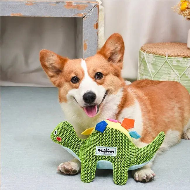 Hugsmart Pet Dinosaur Land Dinosaur Dog Plush Toy - Talis Us