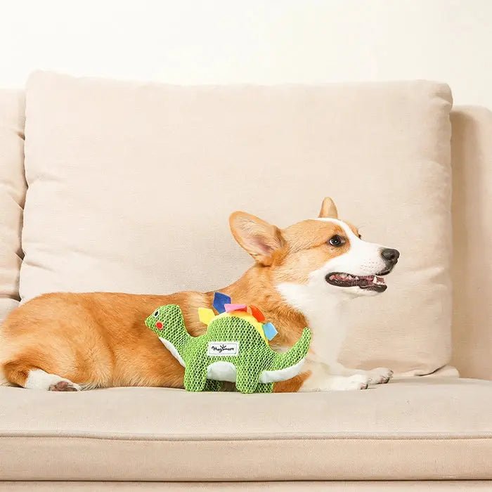 Hugsmart Pet Dinosaur Land Dinosaur Dog Plush Toy - Talis Us
