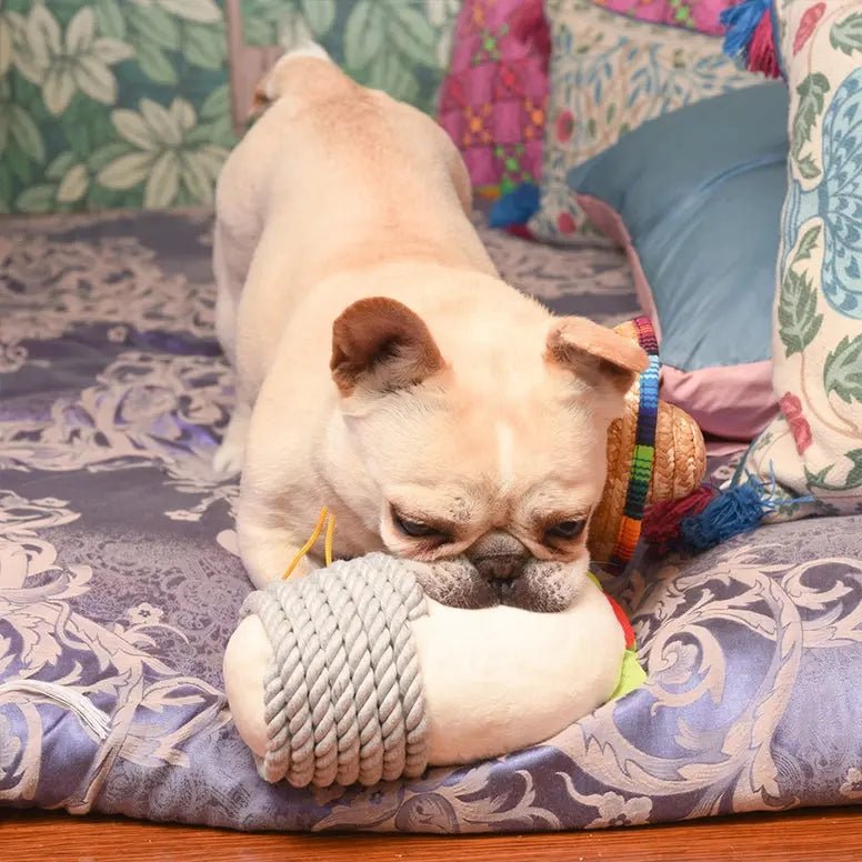 Hugsmart Pet Fiesta Chewsday Burrito Dog Rope Toy - Talis Us