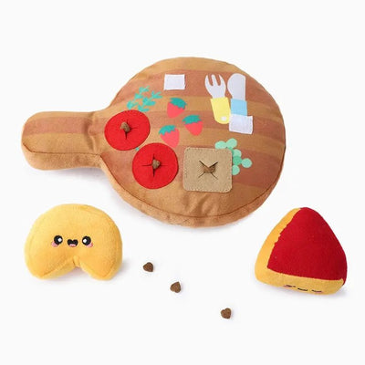 Hugsmart Pet Picnic Time Cheese Board Dog Plush Toy - Talis Us