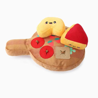 Hugsmart Pet Picnic Time Cheese Board Dog Plush Toy - Talis Us