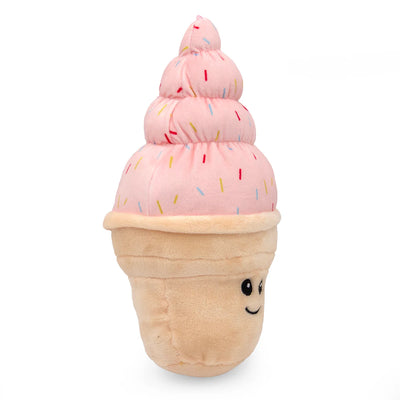 ThoozyPet ice cream cone dog toy with soft plush material and cute design for playful dogs