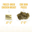Icelandic+ Land & Sea Cod Skin Freeze - Dried Chicken Dog Treat 2.4 oz - Talis Us