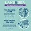 Icelandic+ Land & Sea Cod Skin & Freeze - Dried Lamb Dog Treat 2.4 oz - Talis Us