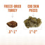 Icelandic+ Land & Sea Cod Skin & Freeze - Dried Turkey Dog Treat 2.4 oz - Talis Us