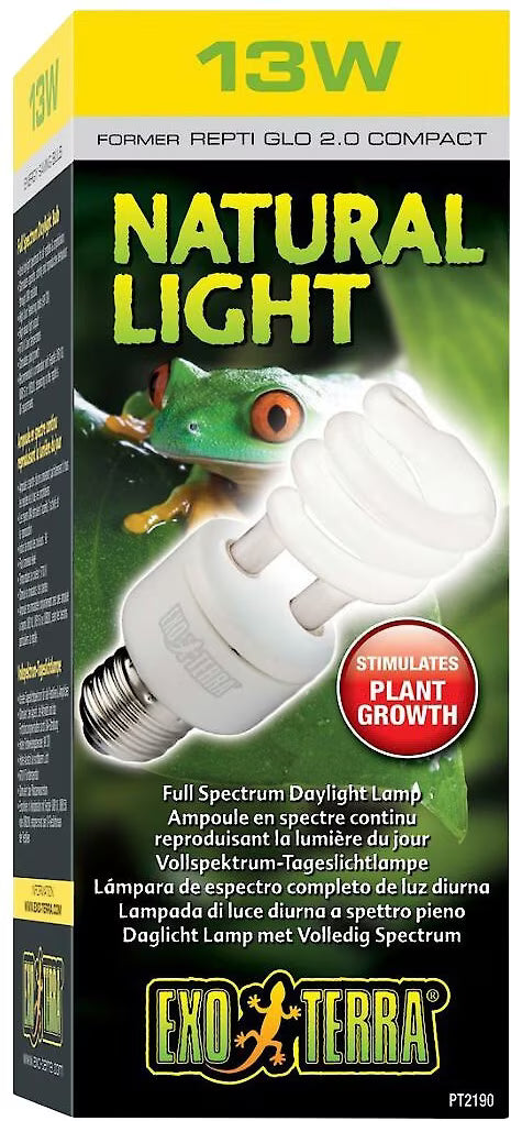 Exo Terra Natural Reptile Light Full Spectrum Daylight Bulb