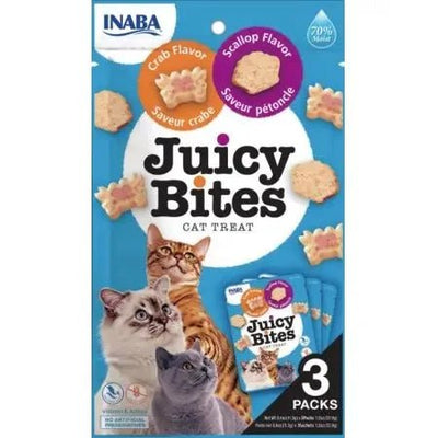 Inaba Juicy Bites Cat Treat Scallop and Crab Flavor - Talis Us