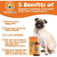 Kangaroo Dogs Organic Turmeric Curcumin Dog Joint Supplement 8oz - Talis Us