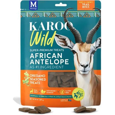 Karoo Wild African Antelope Trail Bites Premium Dog Treats 8oz - Talis Us