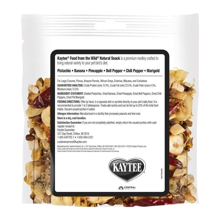 Kaytee Food from the Wild Natural Snack Med/Lrg Pet Bird Kaytee