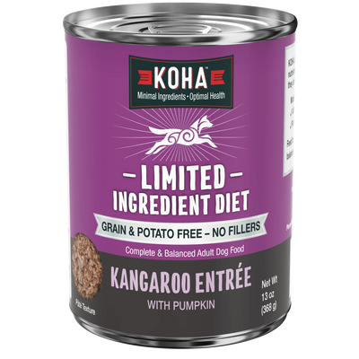 KOHA Limited Ingredient Diet Kangaroo Entrée Wet Dog Food 12ea/13 oz - Talis Us