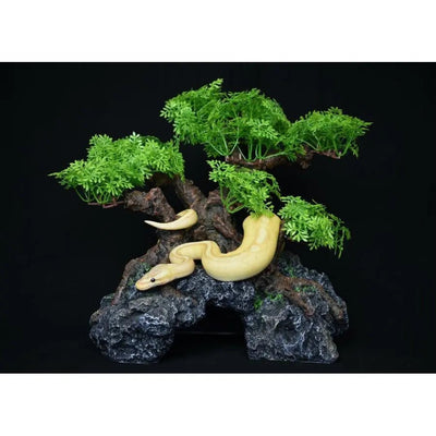 Komodo Terrarium Bonsai Tree with Hide Reptile Habitat Decor 18 in - Talis Us