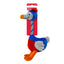 KONG Bendeez dog toy shaped like a colorful bird with a twistable body for playful fun
