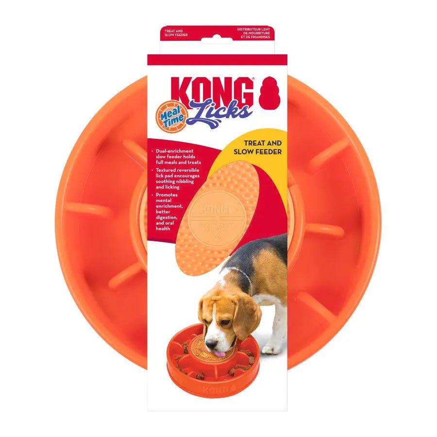 KONG Licks Mealtime Dog Treat Toy & Slow Feeder - Talis Us
