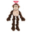 KONG Monkey Knots Dog Toy with soft fabric and squeaky features for playful dogs