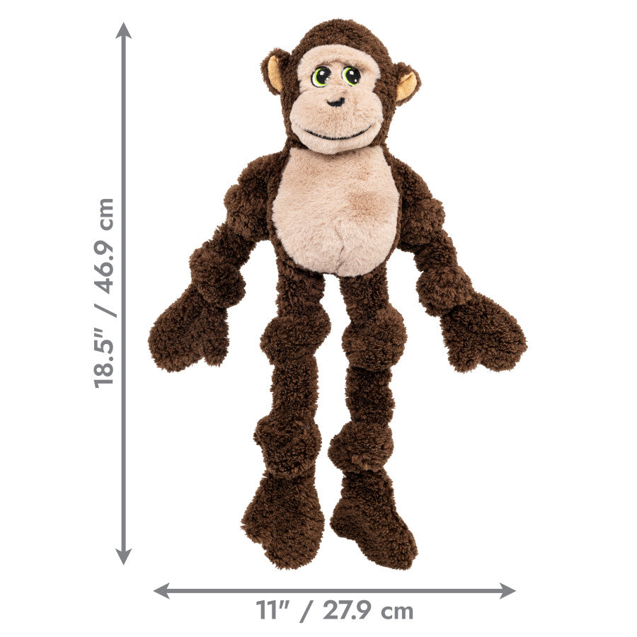 KONG Monkey Knots Dog Toy featuring a soft monkey design with knotted limbs for fun playtime