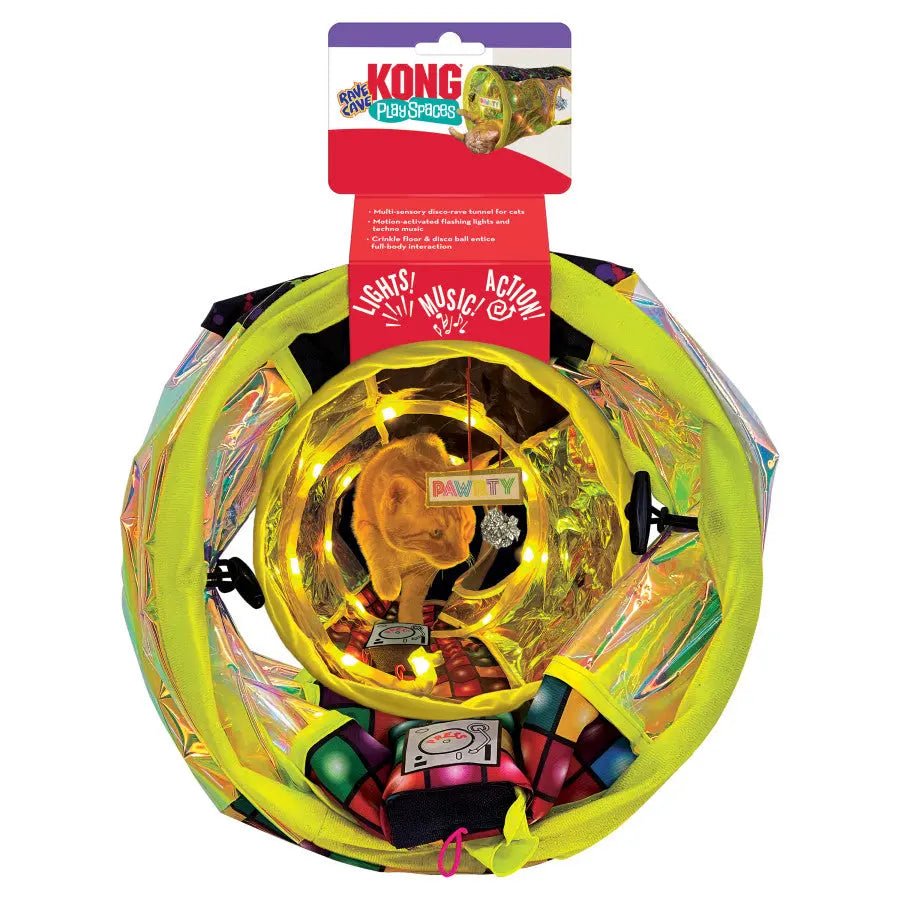 KONG Play Spaces Rave Cave Cat Toy - Talis Us
