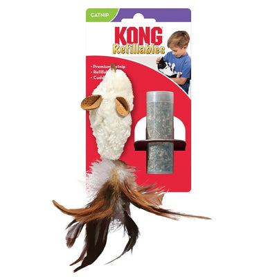 KONG Refillables Feather Mouse Cat Toy - Talis Us