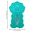 KONG ZoomGroom Bubbles Rubber Dog Grooming Brush - Talis Us