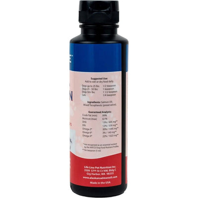 Life Line Pet Nutrition Wild Alaskan Salmon Oil Omega - 3 Supplement for Skin & Coat - Talis Us