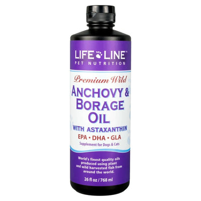 Life Line Pet Nutrition Wild Anchovy/Borage Premium Fish Oil Supplement for Dogs and Cat - Talis Us