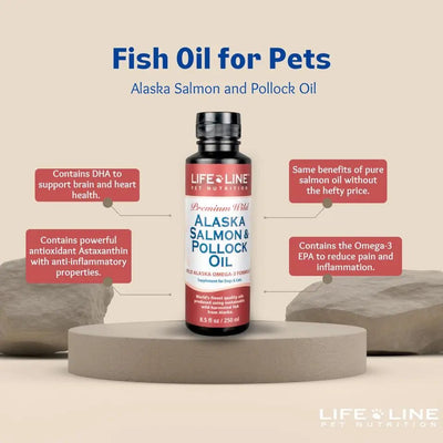 Life Line Pet Wild Alaska Omega - 3 Wild Salmon & Wild Pollock Oil Blend for Pets - Talis Us