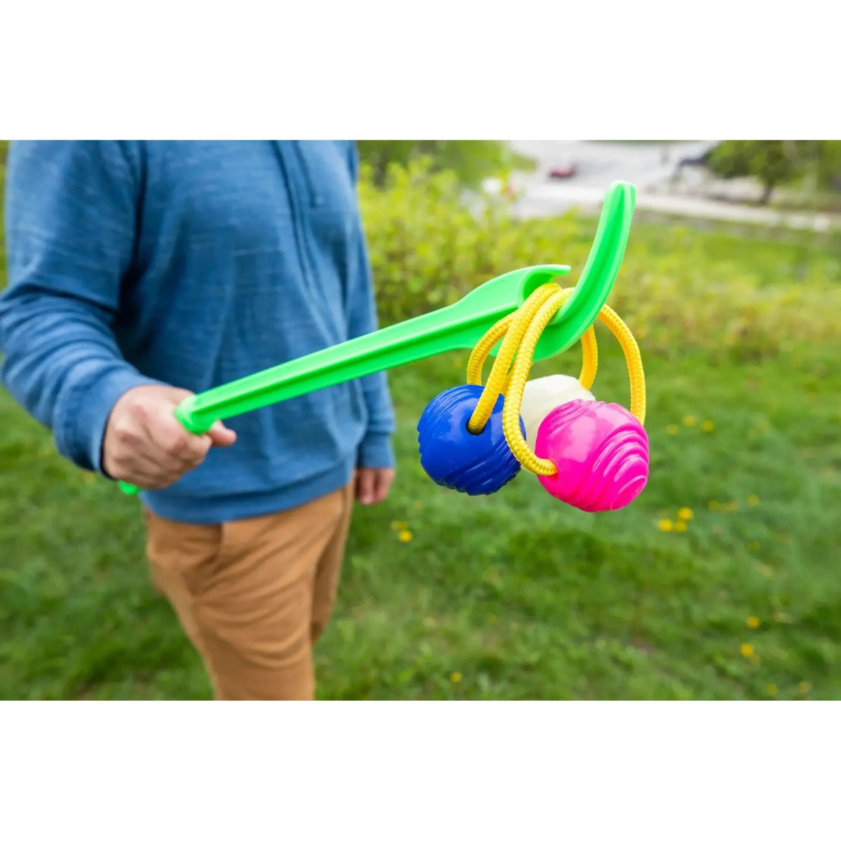 Loop & Launch Single Launchable Small Ball Dog Toy Launcher 2.5" - Talis Us