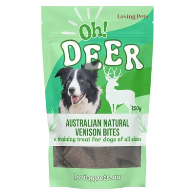 Loving Pets Australia Oh Deer Venison Bites Dog Treats 5.29 oz - Talis Us