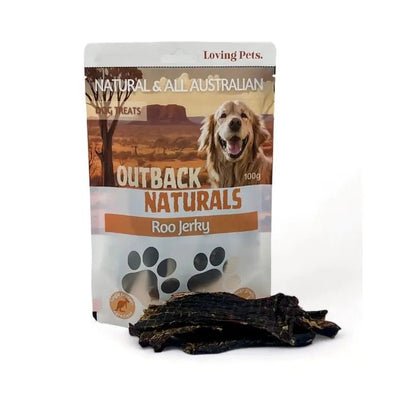 Loving Pets Australia Roo Jerky Dog Treats 7.05 oz - Talis Us
