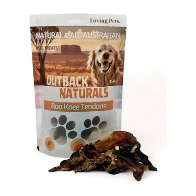 Loving Pets Australia Roo Knee Tendons Dog Treats 5.29 oz - Talis Us