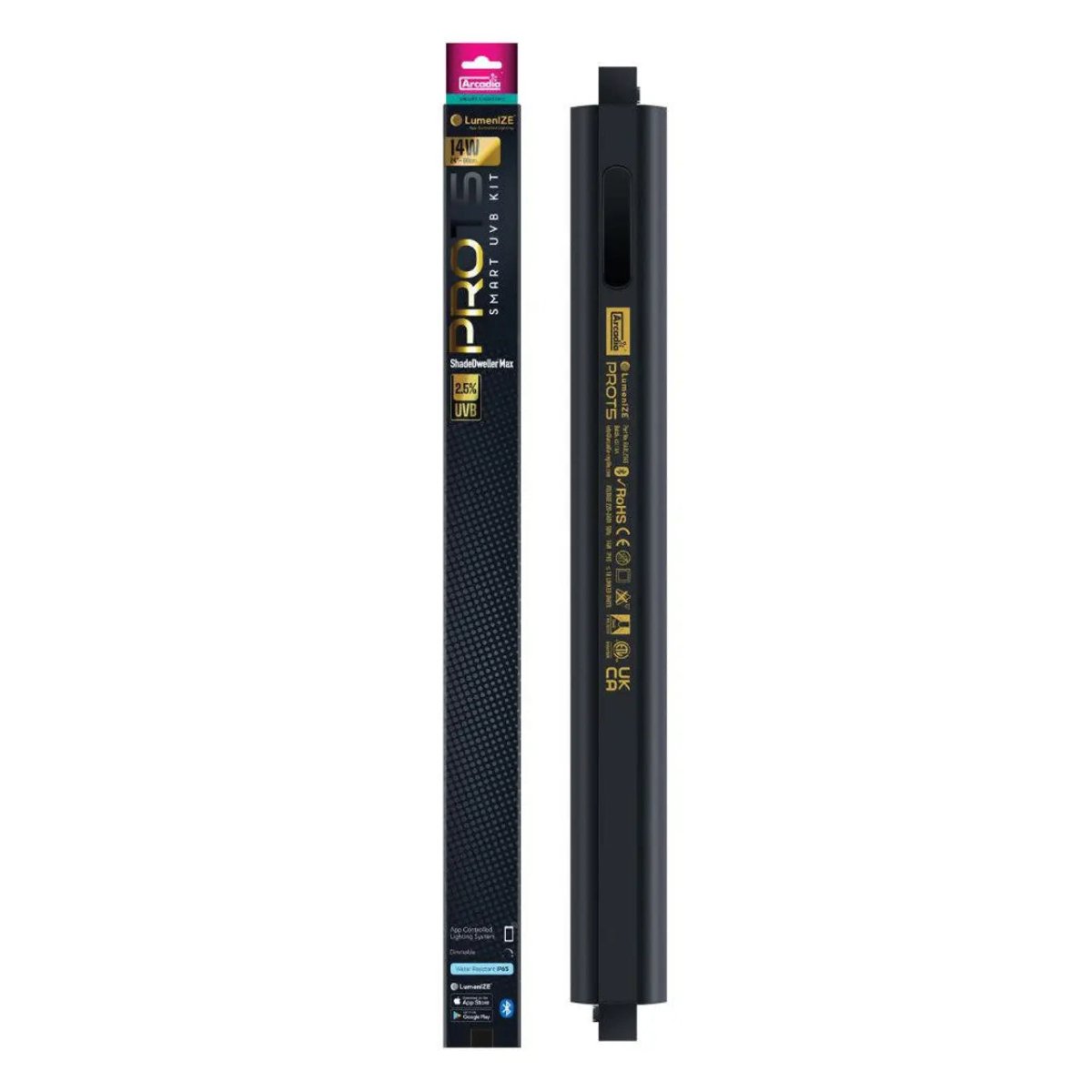 LumenIZE Pro T5 UVB Max Kit, ShadeDweller, 2.5% UVB, 14 Watt - Talis Us