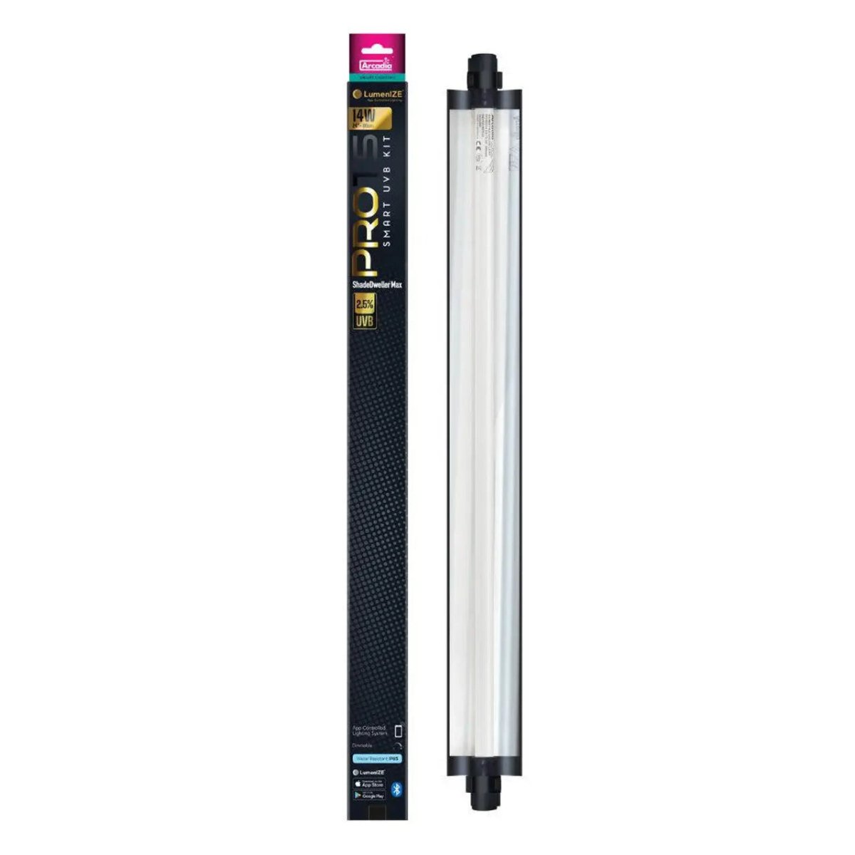 LumenIZE Pro T5 UVB Max Kit, ShadeDweller, 2.5% UVB, 14 Watt - Talis Us