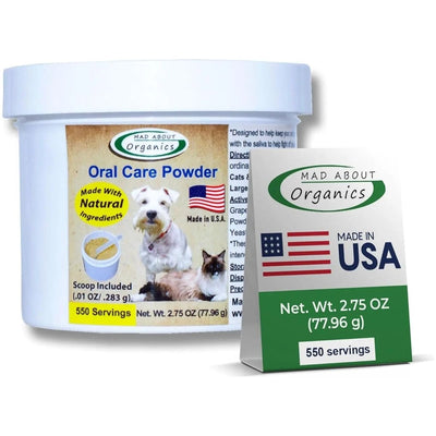 Mad About Organics Oral Care Powder for Pets - Talis Us