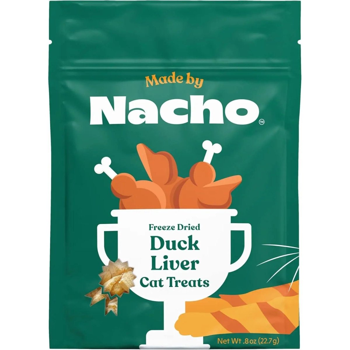Made By Nacho Freeze Dried Duck Liver Cat Treats 1 oz - Talis Us