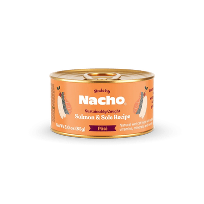 Made by Nacho Sustainably Caught Salmon & Sole Recipe Grain - Free Pate Wet Cat Food - Talis Us