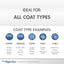 Magic Coat dog shampoo suitable for all coat types, ideal for detangling dog shampoo for mats.