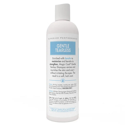 Four Paws Gentle Tearless Dog Shampoo with lanolin and keratin for a soft, healthy coat