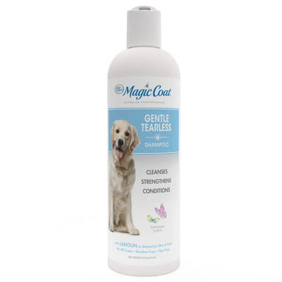 Four Paws Gentle Tearless Dog Shampoo for cleaning and conditioning sensitive skin