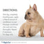 Four Paws hypoallergenic dog conditioner instructions for use with a French Bulldog model