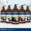 Four Paws hypoallergenic oatmeal dog shampoo and other pet grooming products in brown bottles