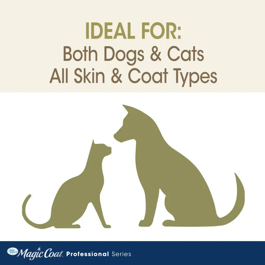 Four Paws Oatmeal Shed Control Dog Shampoo for all skin and coat types in dogs and cats