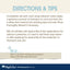 Four Paws Oatmeal Puppy Shampoo directions for use with tips for optimal pet care