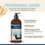 Four Paws oatmeal puppy shampoo with moisturizing formula and baby powder scent in a bottle with pump dispenser