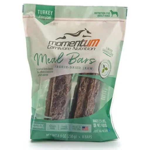 Momentum Carnivore Nutrition Freeze - Dried Turkey Meal Bar 8.8oz - Talis Us