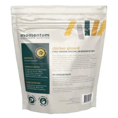 Momentum Chicken Gizzard Freeze Dried Cat Treats 1.9oz - Talis Us