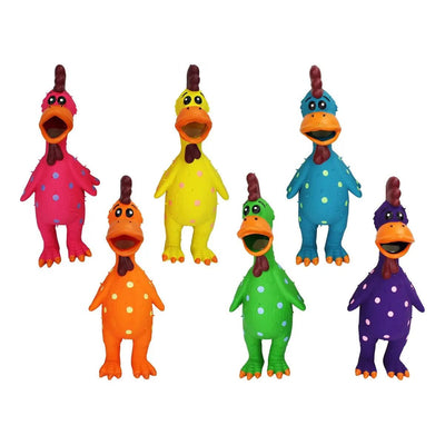 Multipet Globkens Latex Dog Chew Toy Assorted Colors - Talis Us